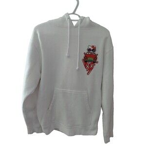 Hypland x Hello Kitty Car Break White Hoodie Unisex Size Small
